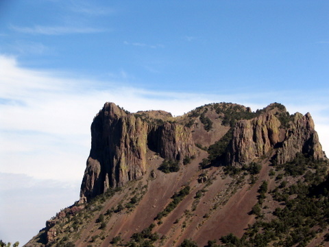 View of Casa Gradne on the Hike to Emory Peak
