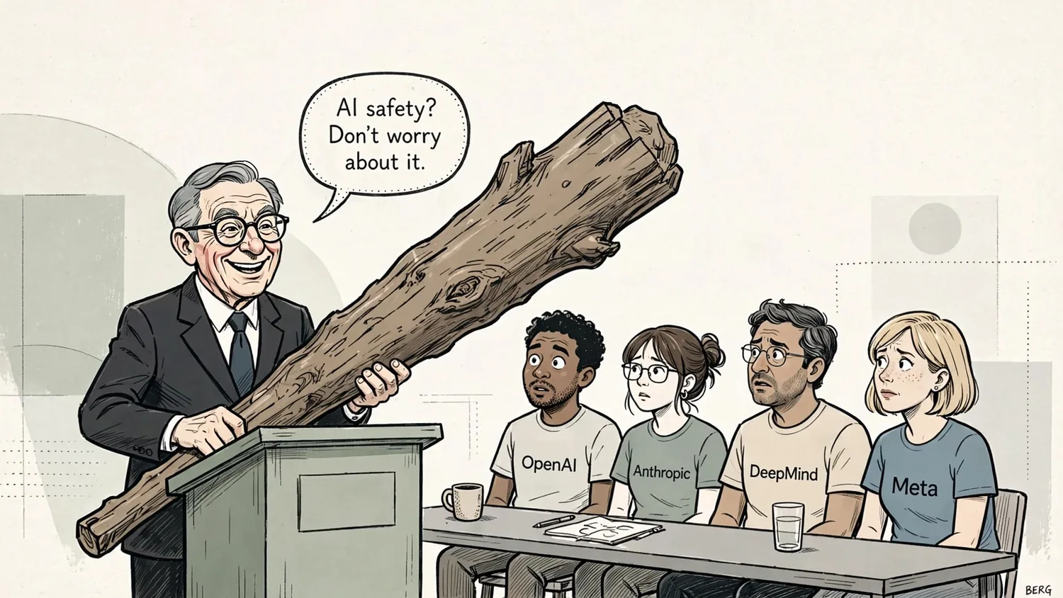Governance on AI: Mumble incoherently and carry a big stick